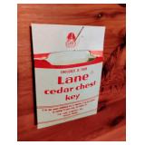 MCM Lane Cedar Chest with Key and Vintage Hamper