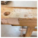 Adjustable Height Woodworkers Bench