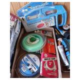 Paint and Outdoor LOT - Paint Brushes, Rollers, Spray Paint, Weed Trimmer Cutting Line