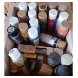 Paint and Outdoor LOT - Paint Brushes, Rollers, Spray Paint, Weed Trimmer Cutting Line