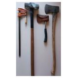 Plumb Axe, Sledge Hammer, Clamp