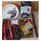 Craftsman Portable Light, Outdoor Thermometer, Honeywell Thermostat, Furniture Sliders