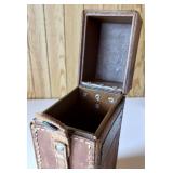 Vintage MSA Mine Safety Appliances Test Kit Leather Box Only