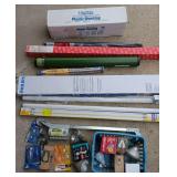 Light Bulbs, Plastic Sheeting, Screen