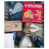 Light Bulbs, Plastic Sheeting, Screen