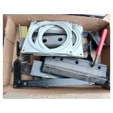 Handymans LOT - HD Drawer Slides, Galvanized Pipe Fittings, Electrical Box