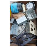 Handymans LOT - HD Drawer Slides, Galvanized Pipe Fittings, Electrical Box
