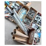 Handymans LOT - HD Drawer Slides, Galvanized Pipe Fittings, Electrical Box