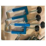 22 Piece Clamp LOT - Craftsman Framing Clamps, C Clamps
