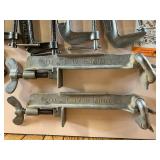 Two Universal Model 70 Cabinet Clamps, Twelve C-Clamps