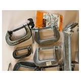 Two Universal Model 70 Cabinet Clamps, Twelve C-Clamps