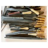 Large LOT of Files - Vintage Stanley Wood Files and Unmarked