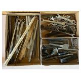 Wrench and Chisel LOT - Craftsman Wrenches, Chisels, Files, Wood Shaver