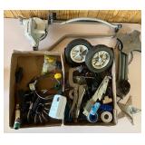 Vintage Metal Craftsman Sprinkler, Vice Grip, Wind Chime