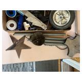 Vintage Metal Craftsman Sprinkler, Vice Grip, Wind Chime