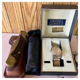 Seiko Quartz Watch,  Vintage 1960