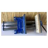 Blue Record 52 1/2 ED Woodworking Vise - Underside Mount, Quick Release, Made in England