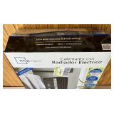 Mainstays Electric Heater Open Box- Unused