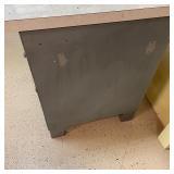 Shop Made Two Drawer Wooden Cabinet