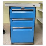 Wright Line Three Drawer Metal Shop Cabinet