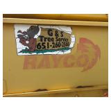RAYCO WOOD CHIPPER - LOW HOURS - NEEDS REPAIR