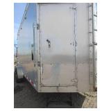 KREMIN 16 FT, ENCLOSED, CARPENTRY TRAILER WITH CABINETS AND WINCH