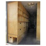 KREMIN 16 FT, ENCLOSED, CARPENTRY TRAILER WITH CABINETS AND WINCH