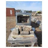 FIREPLACE WALL AND UNIT