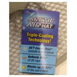 Arctic Air Evaporative Cooling Hat Beige One Size Fits Most