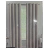 Eclipse Duo Tech -  Total Blackout/Draft Stopper Grommet Panel Curtains Pair - Maddox Linen