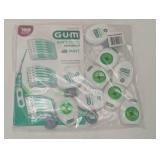 Large GUM Pack - 180 Flex Picks - 9 Rolls Pro Weave Floss - 4 Travel Floss Kits