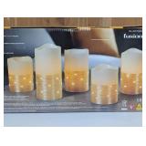 Fusion Fairy Light Multifunction Remote Control LED Candles, Gold (5 Count)