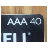 Duracell CopperTop AAA Alkaline Batteries - Long Lasting, All-Purpose Triple A Battery for Household and Business 40 Count