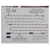 Enbrighten Color Changing Led Bubble Lights 90 Lights X2 With Remote 29.5 Ft