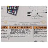 Enbrighten Color Changing Led Bubble Lights 90 Lights X2 With Remote 29.5 Ft