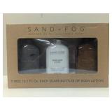 Sand + Fog Body Lotion Set Of 3 Glass Bottles - 10.1 fl oz/Ea