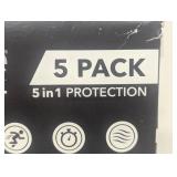 Degree Solid Antiperspirant Deodorant Ultra clear Mens Black+White 2.7oz - 5 Pack