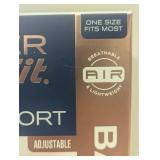 Copper Fit Elite Air Back Support Brace with Airflow Technology, Adjustable Compression Straps, Double Band, One Size Fits Most