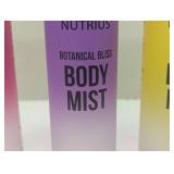 Nutrius Body Mist, 4 fl oz, 4-pack