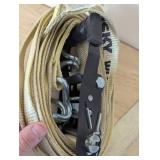 Husky 27 ft. x 2 in. Heavy-Duty Ratchet Tie-Down Strap with J Hook