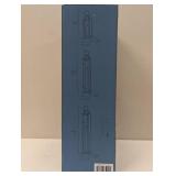 Pack of 3 Tower Lanterns - LED Candle with Remote - Black Finish - Steel