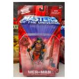 Vintage Master of the universe, Motu, 2000 BRAND NEW Mer-Man Ocean WARLORD  Mattel