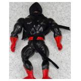 RARE 80s Vintage ninja Master of the universe, figure MOTU He-Man "HARD HEAD" COMPLETE WITH CLOTHING