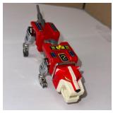 Vintage LJN Voltron 1986 Motorized Lion Force Red Lion #2Works