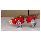 Vintage LJN Voltron 1986 Motorized Lion Force Red Lion #2Works