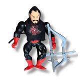 RARE 80s Vintage ninja Master of the universe, figure MOTU He-Man "HARD HEAD" COMPLETE WITH CLOTHING