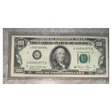 1981 Series~A $100 Federal Reserve Note - Chicago G-7 - Vintage Collectible Small Face