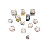 Autographed Baseball Collection with Cases & Keychain