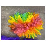 Vintage Harlequin Clown Costume Set – Jumpsuit, Wig, Hat & Shoes