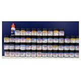 Lot of 44 Lifecolor Acrylic Model Paints + AK Wood Base - Military Colors